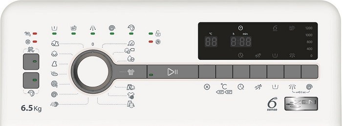 Whirlpool TDLR 65231 ZEN ovládání